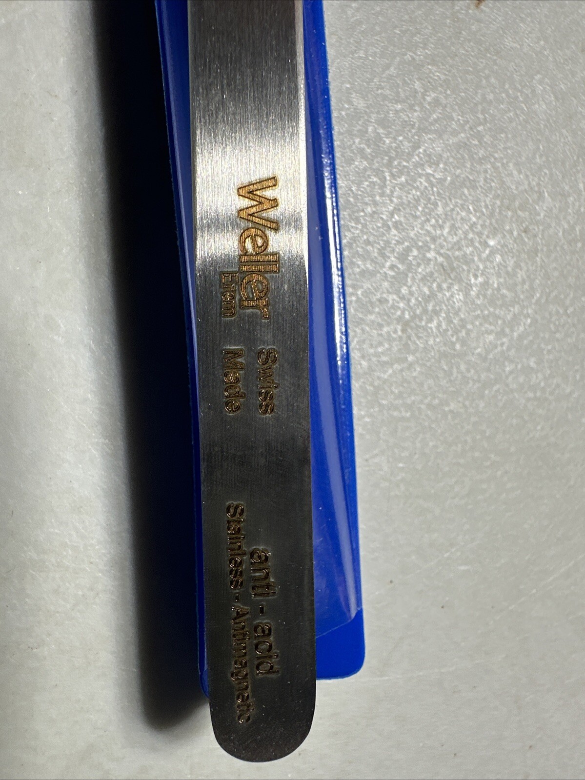 Erem 2Asa Tweezer,Fine Tip,Flat/Round,Swiss