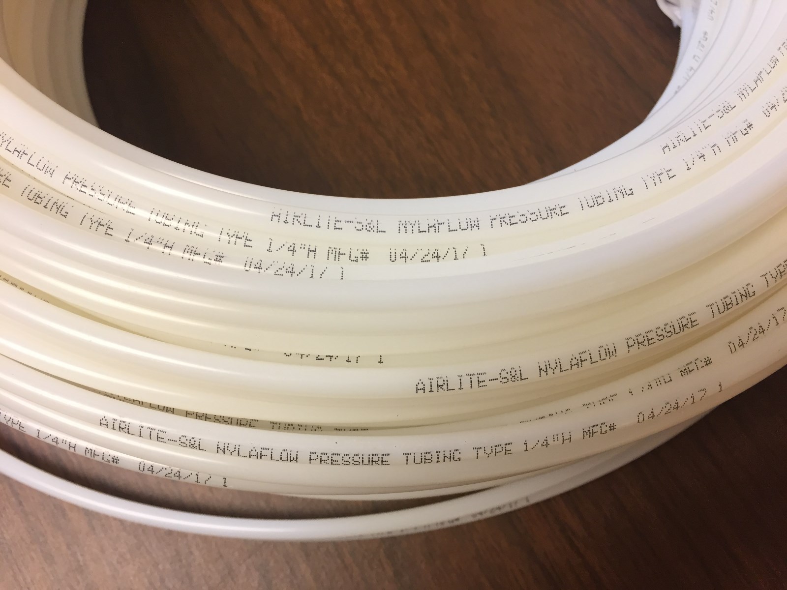 10′ Nylon Nylaflow Tubing Tube 1/4″ Type H High Pressure Pneumatic Compressed