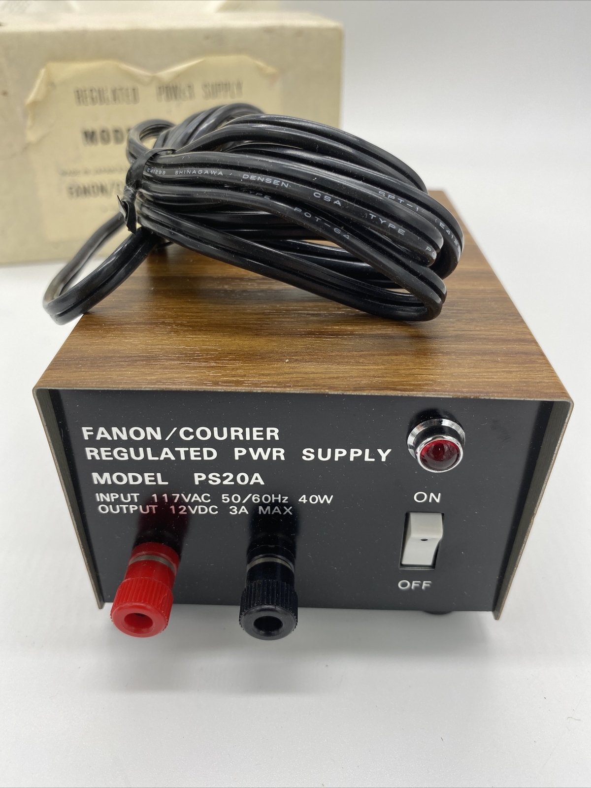 New In Box Fanon/Courier Regulated Power Supply PS-20A