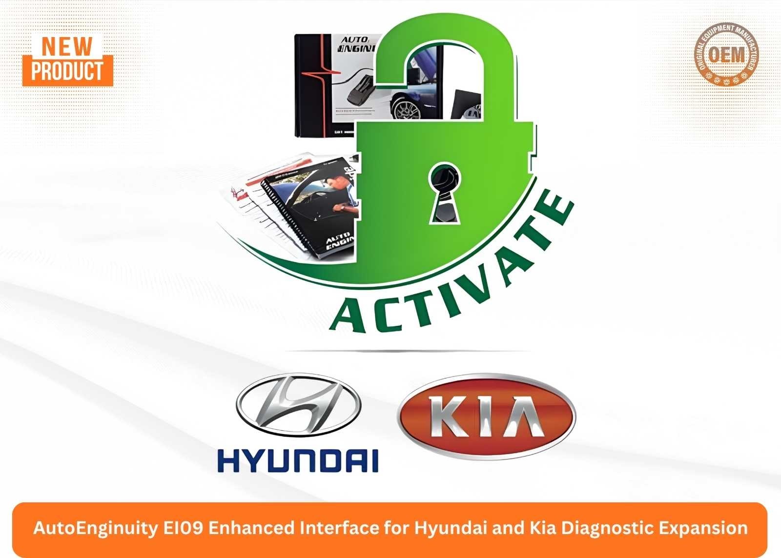 AutoEnginuity EI09 Enhanced Interface for Hyundai and Kia Diagnostic Expansion