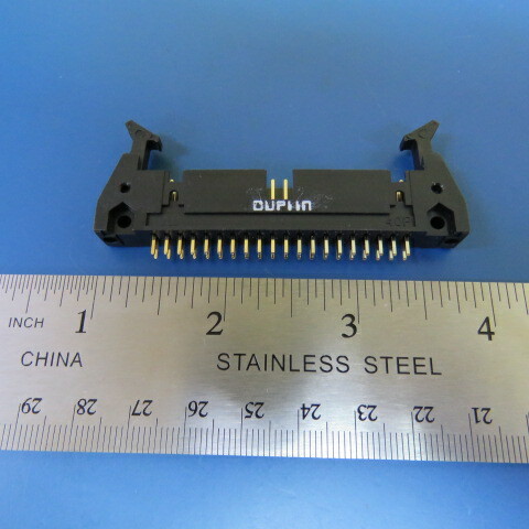 OUPIIN 3011-40GSB1A/SN Qty of 24 per Lot Box header with ejectors 2.54mm