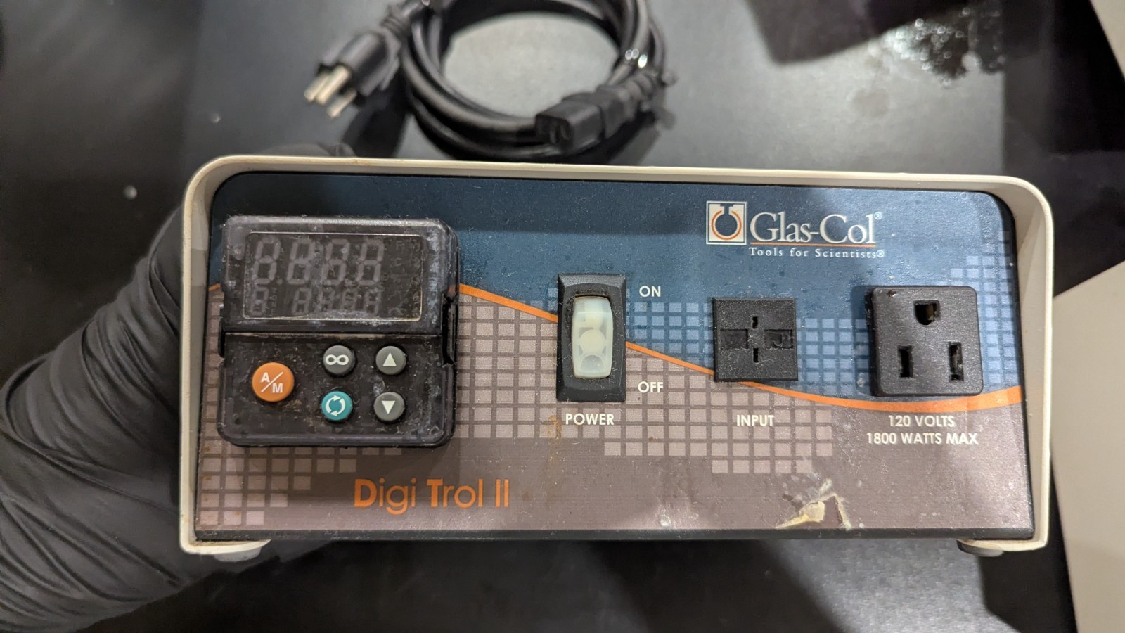 Glas-Col Digital Heating Mantle Controller DigiTrol II 104A PL612 USED