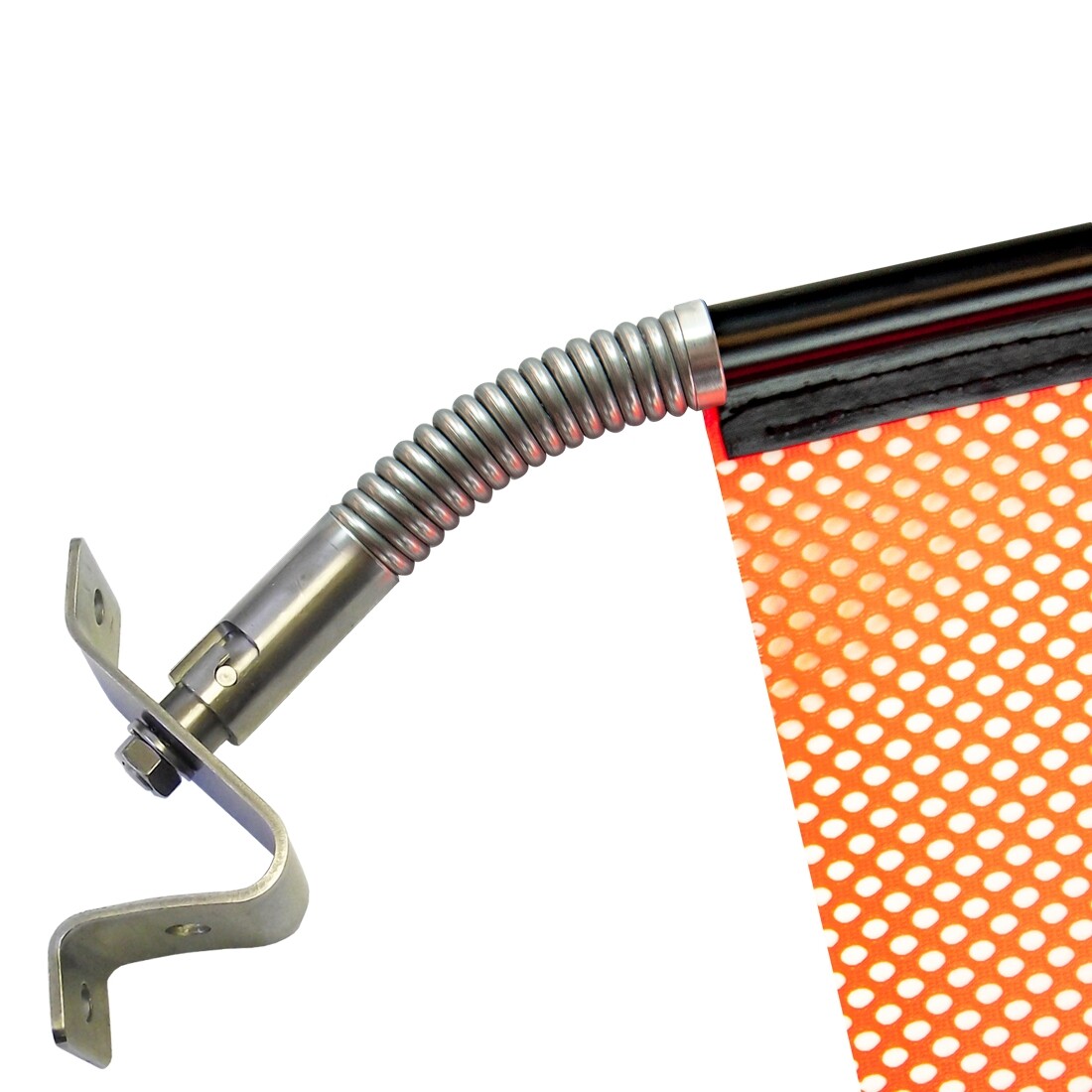 VULCAN Spring Warning Flag Kit – Universal Mounting Bracket – 18″, 2 Pack – Mesh