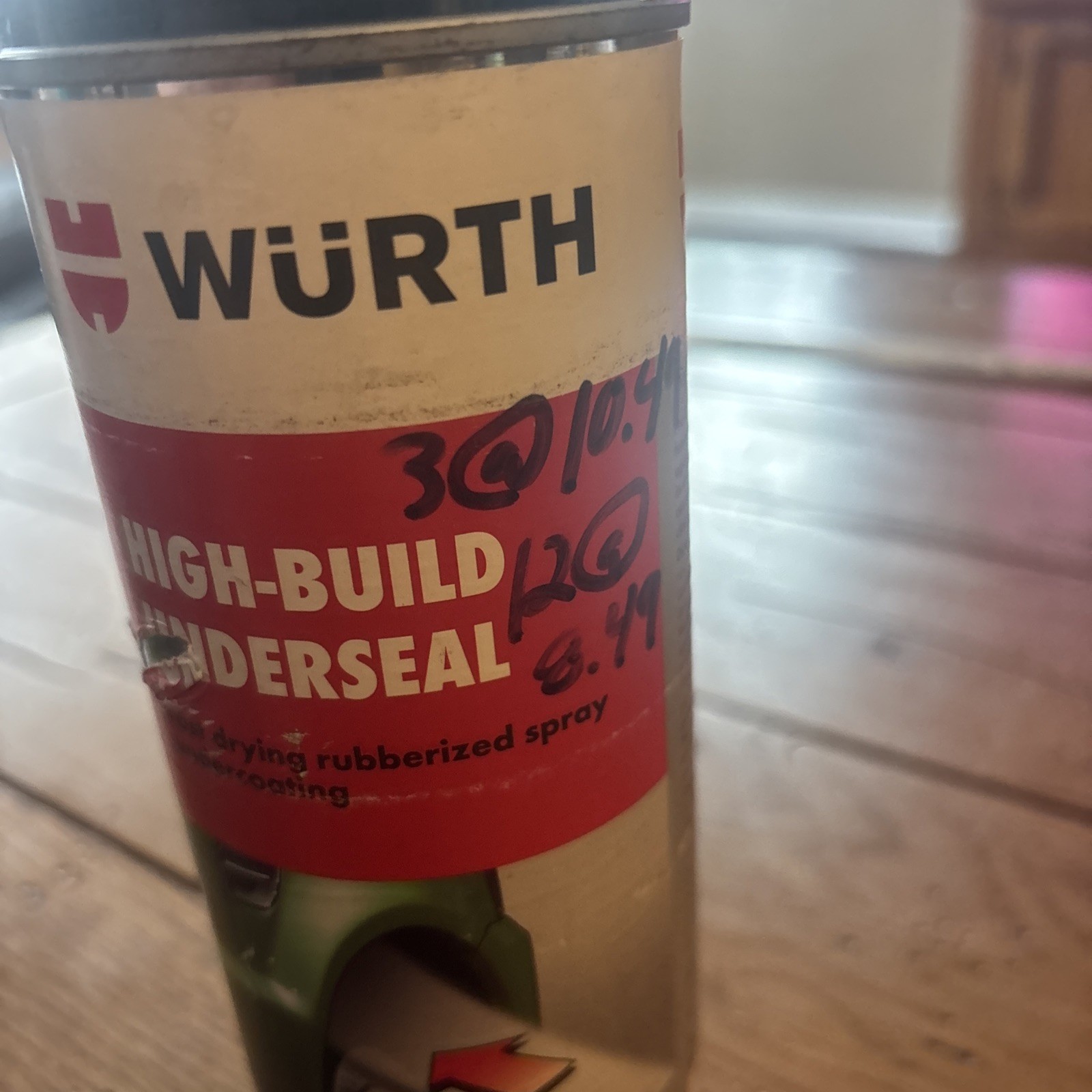 Wurth High Build Under Seal 17.5 Fl Oz Aerosol Undercoating