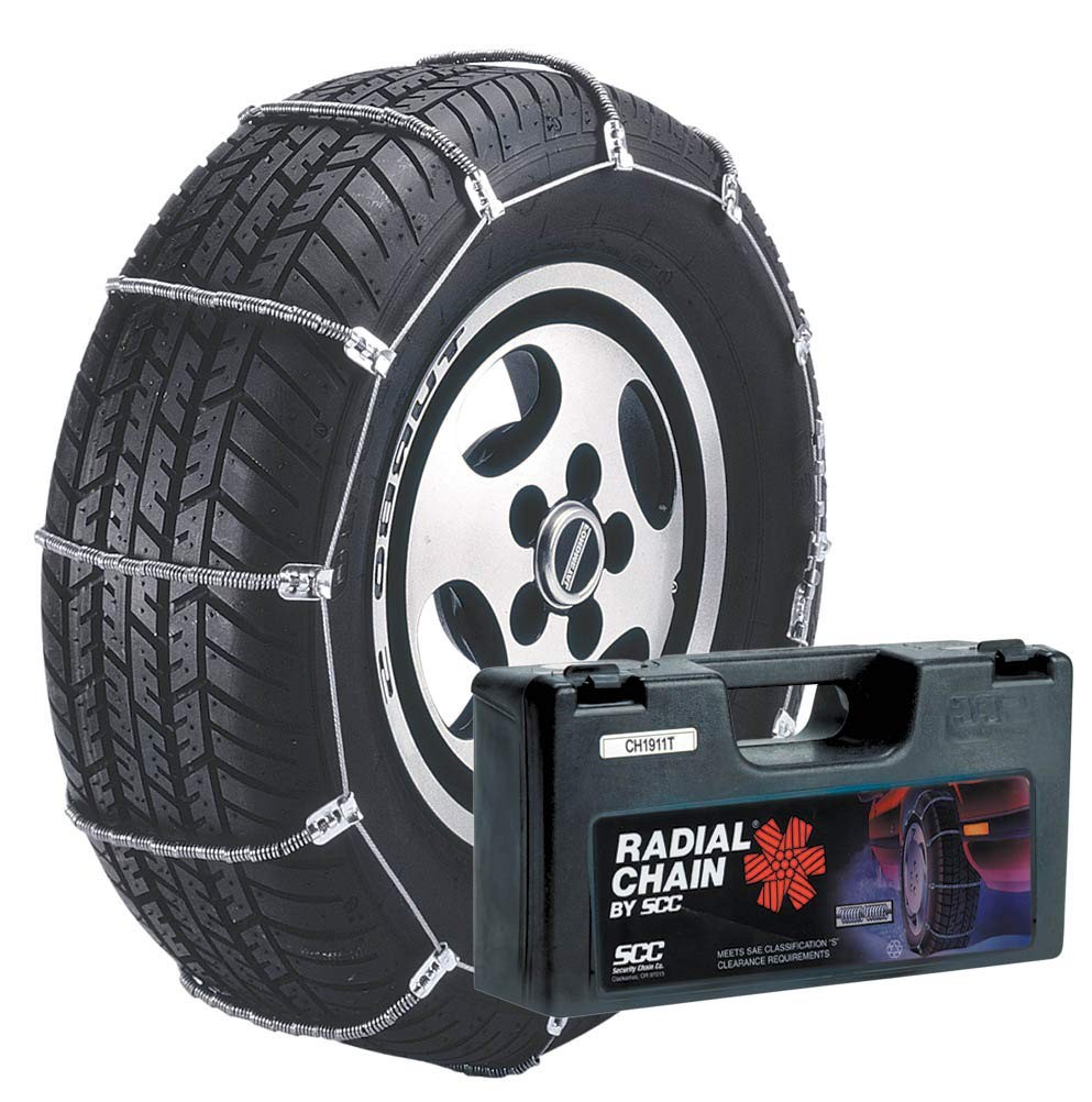 Radial Chain Cable Traction Tire Chains Set of 2 for Enhanced Grip