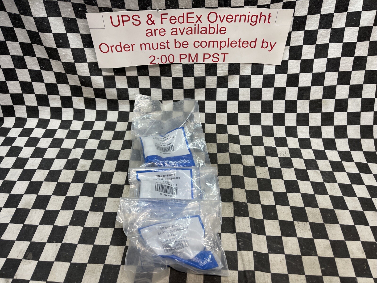 SWAGELOK UNION 1/2″ SS-810-6SC11, SS8106SC11, LOT OF 3, SHIPSAMEDAY#1649F8