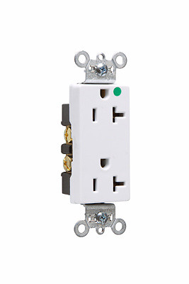 Pass & Seymour 20A 125V Heavy-Duty Hospital Grade Duplex Receptacle