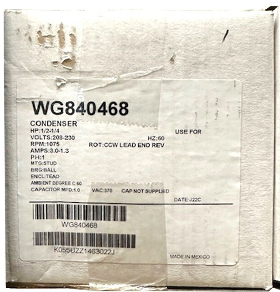 DIVERSITECH WG840468 MULTI-HORSE CONDENSER FAN 208-230VAC