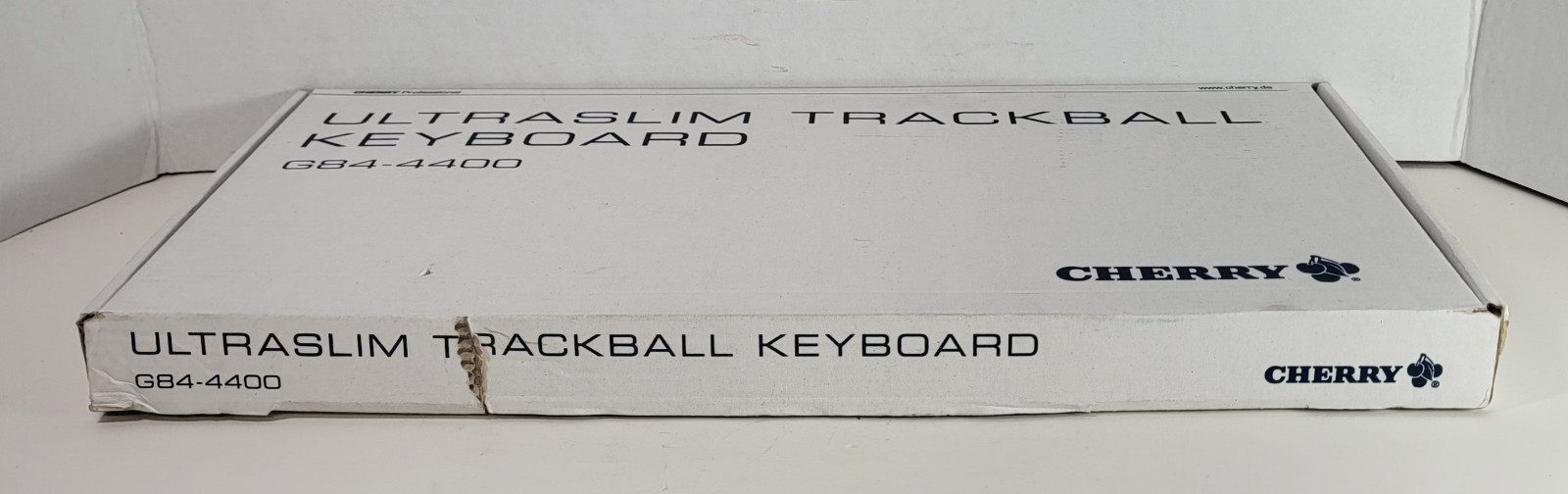 Cherry Ultraslim Trackball Keyboard G84-4400 Mechanical Black *NEW OPEN BOX*