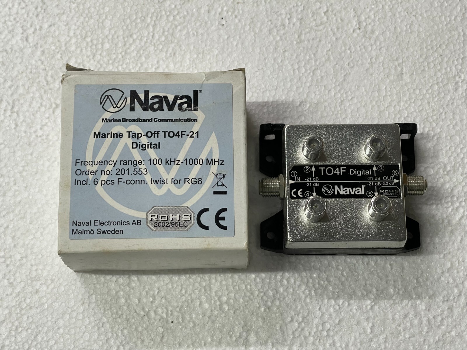 Naval Marine Tap-Off TO4F-21 Digital 100KHz-1000MHz