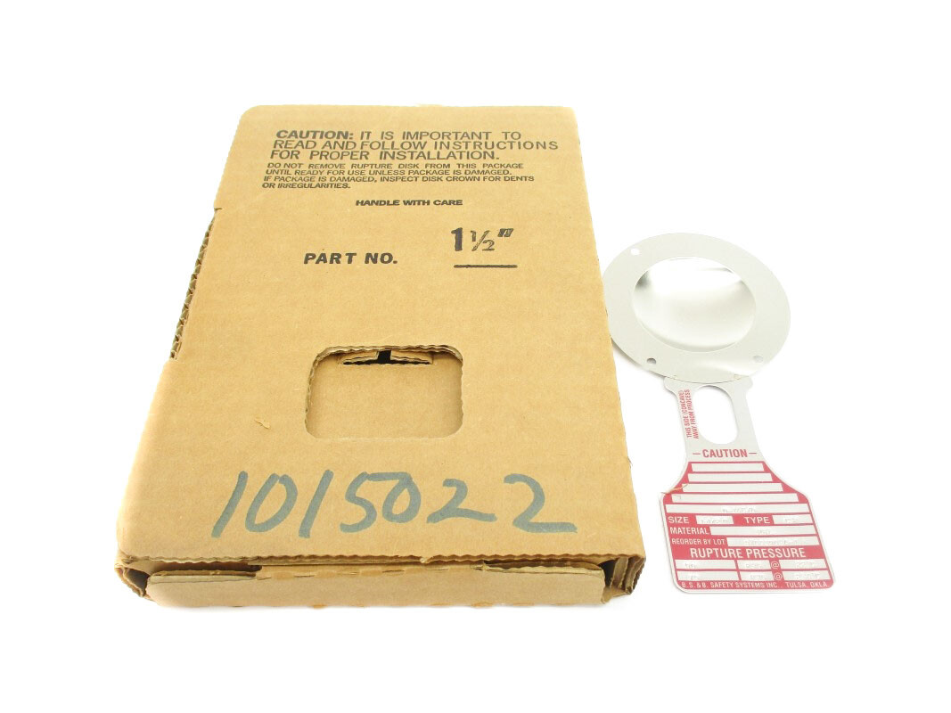 BS&B SAFETY SYSTEMS 97003909A-1 90PSI 22’C NSMP