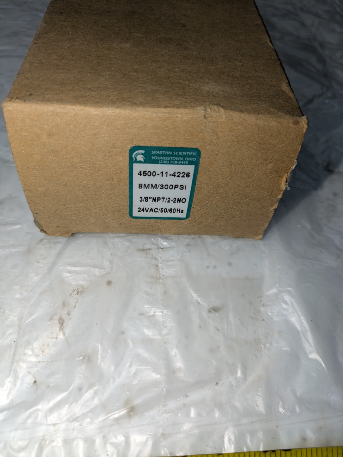 SPARTAN SCIENTIFIC 4500-11-4226 8MM/300PSI 3/8″ NPT 2-2NO 24VAC 50/60HZ