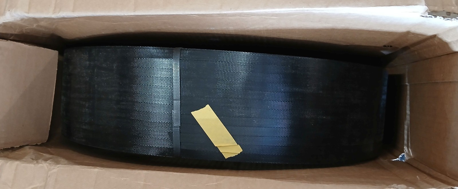 1 NEW ULINE S821 BLACK POLYSTRAPPING NIB ***MAKE OFFER***