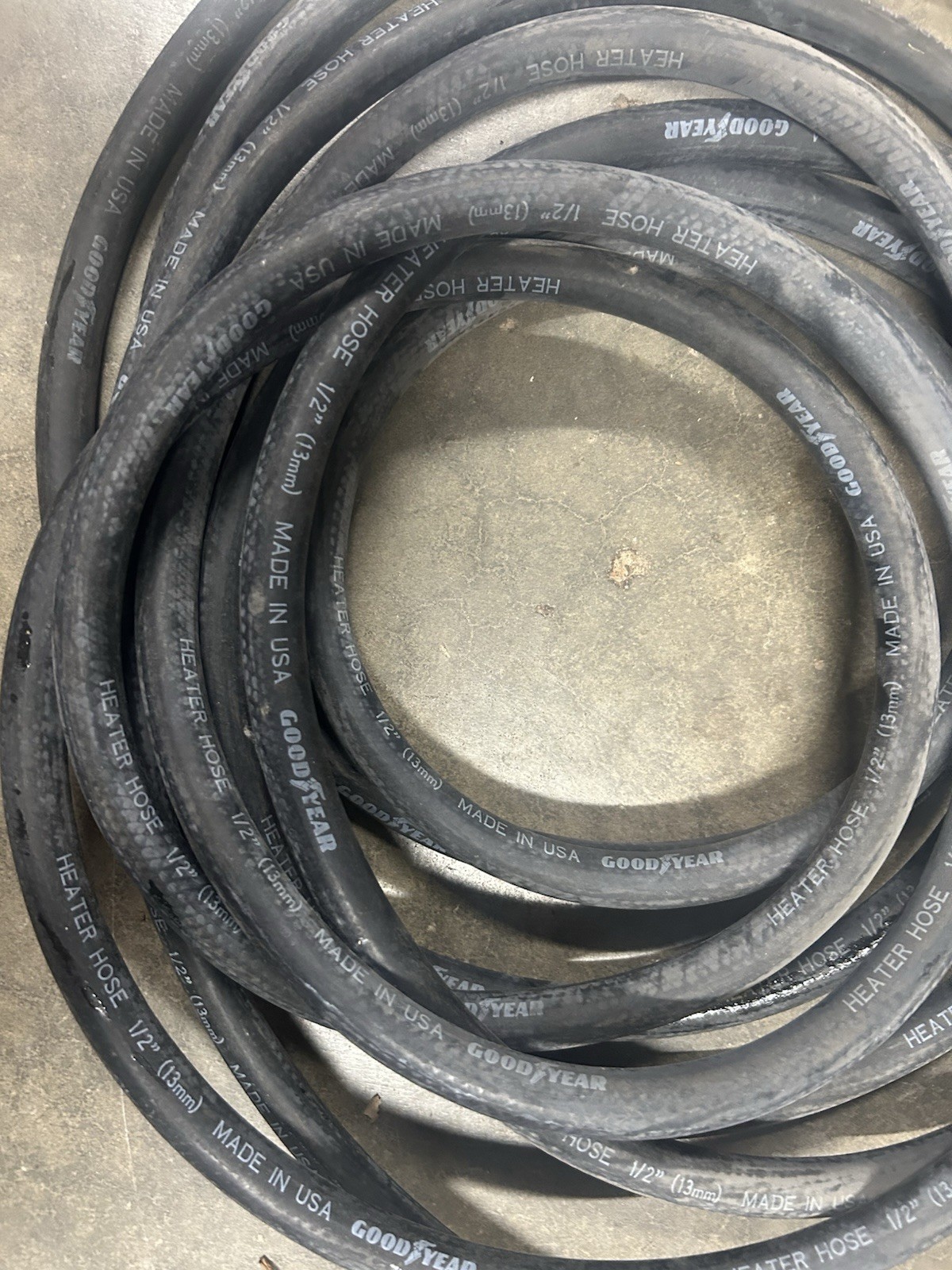 5 Feet 1/2″ Goodyear 13 MM Heater Hose Made In USA NOS 5’ Rubber