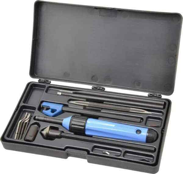 Noga UK 3000 Hand Deburring Tool Set: 18 Pc, HSS Blade Type C12, D50 & N1