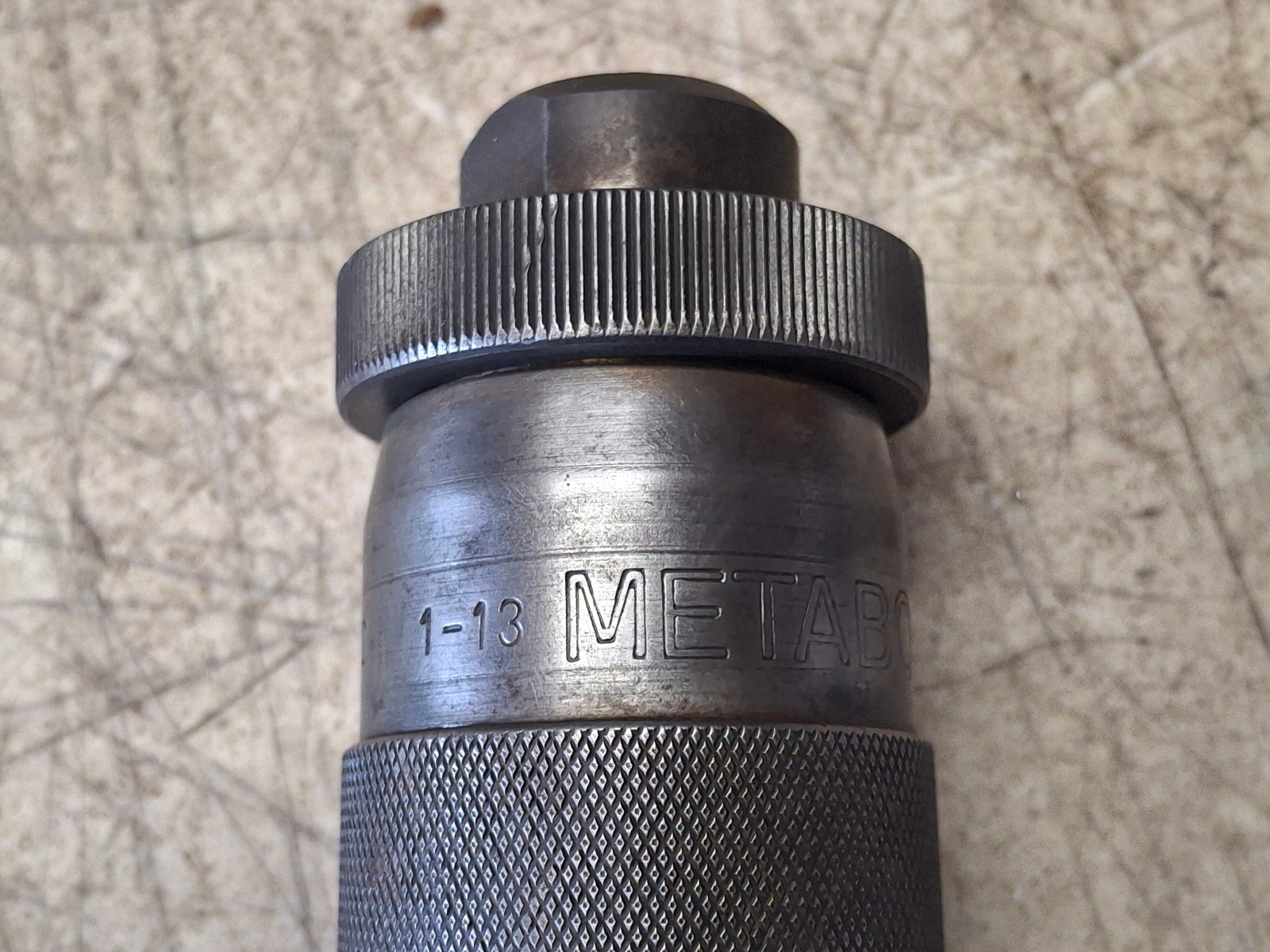 Metabo-Futuro Keyless Chuck – Type 801 – 1/32″ – 1/2″ 1-13 Morse Taper #2 (MT2)