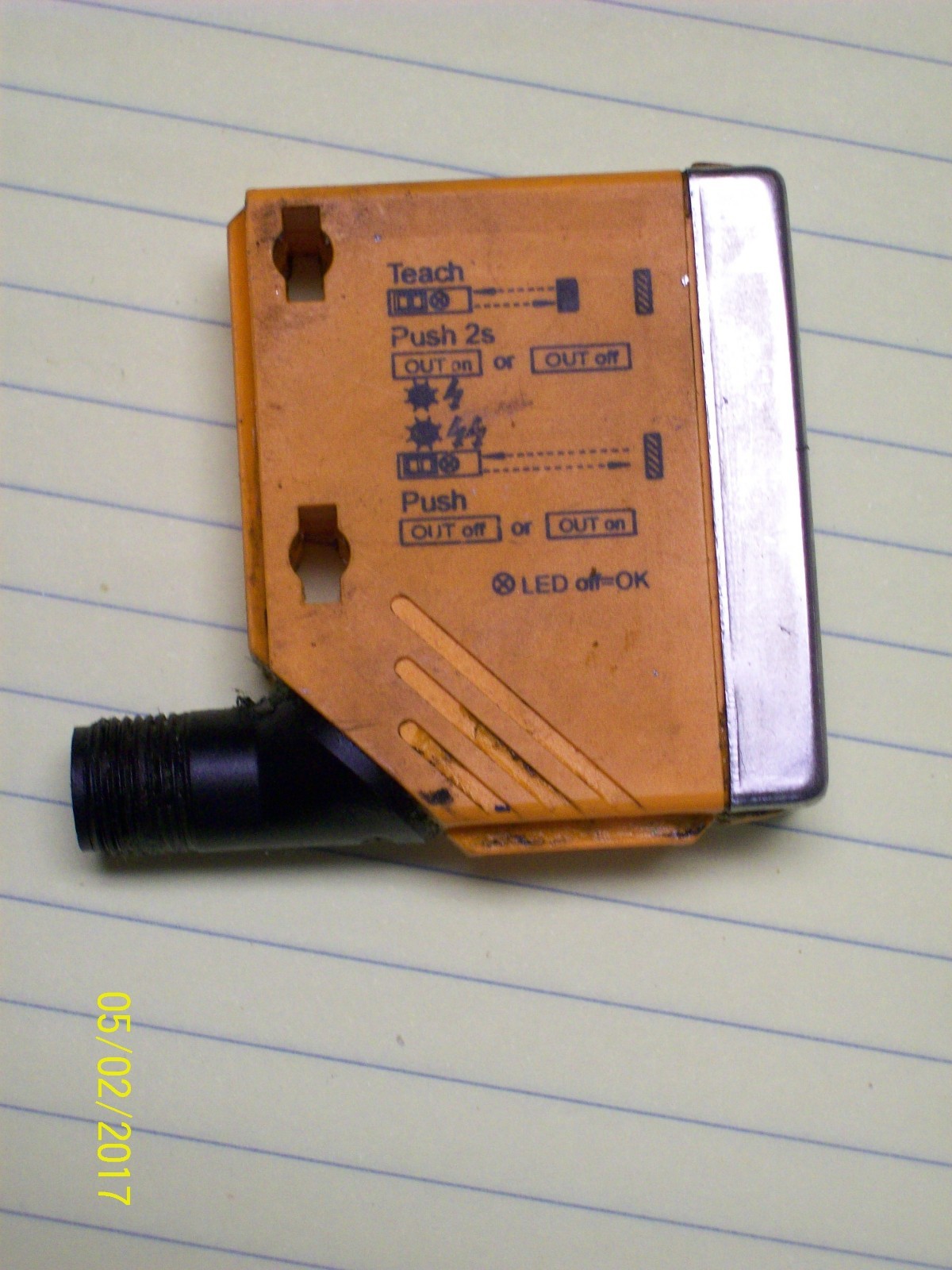 IFM EFECTOR ELECTRONIC PHOTOELECTRIC SENSOR O5H500 , O5H-FPKG/US