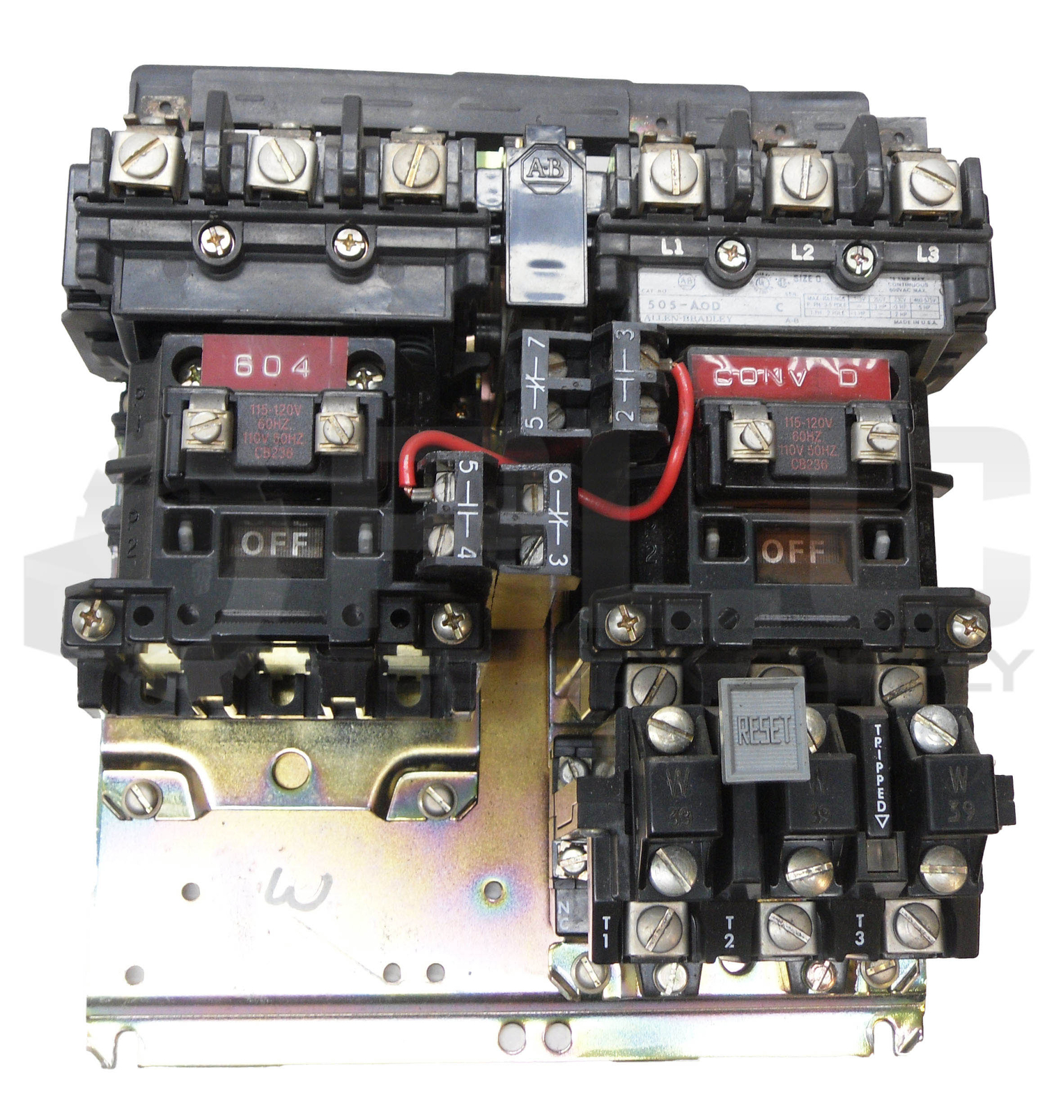 ALLEN BRADLEY 505-AOD /C W/ CB236 W/ W39 W/ 42185-800-01 W/ 40410-326-52 595-A02