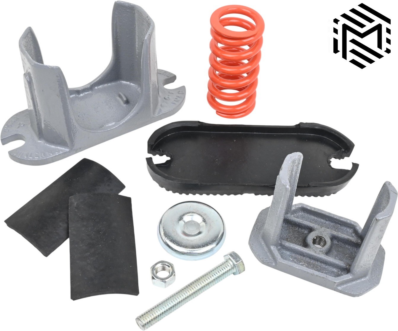 VMC CDE-2B-350 Floor-Mount Spring Vibration Isolator – 350lbs – 188lb/in – New