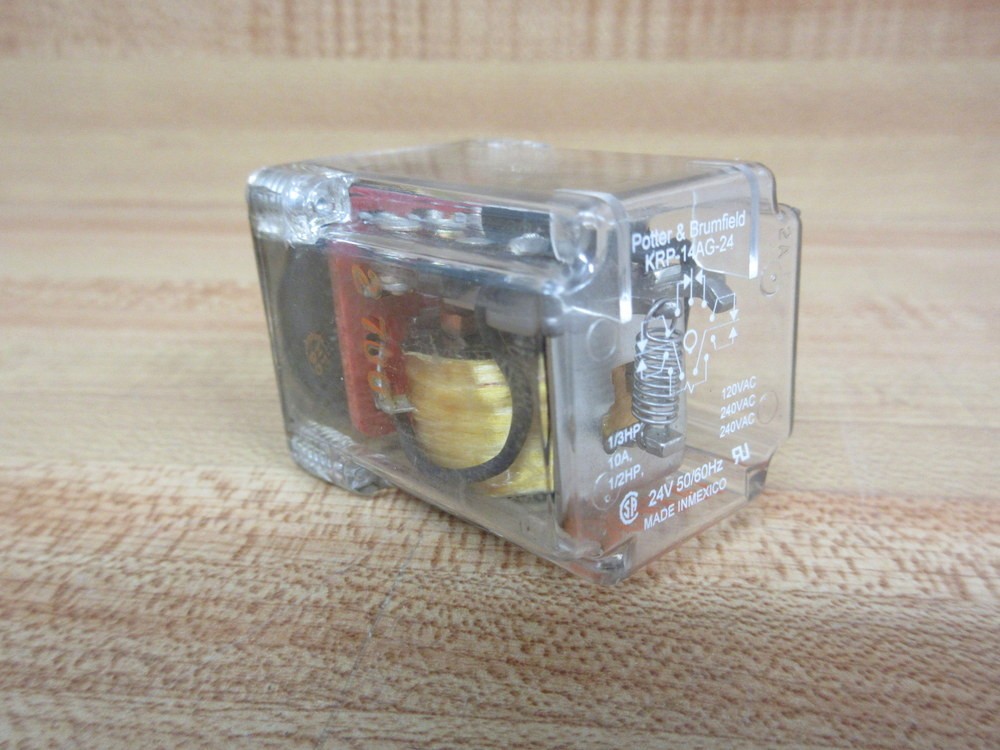 Potter & Brumfield KRP-14AG-24 Relay KRP14AG24 (Pack of 3)
