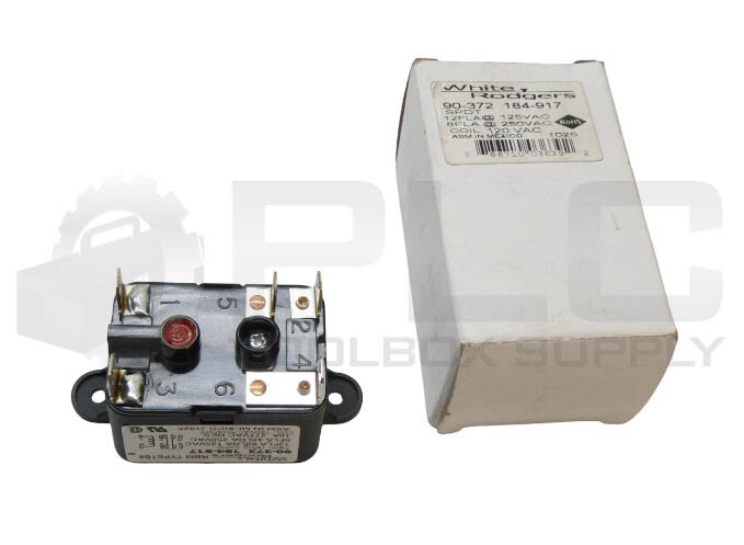 NEW WHITE RODGERS 90-372 GENERAL PURPOSE RELAY 184-917 TYPE 184