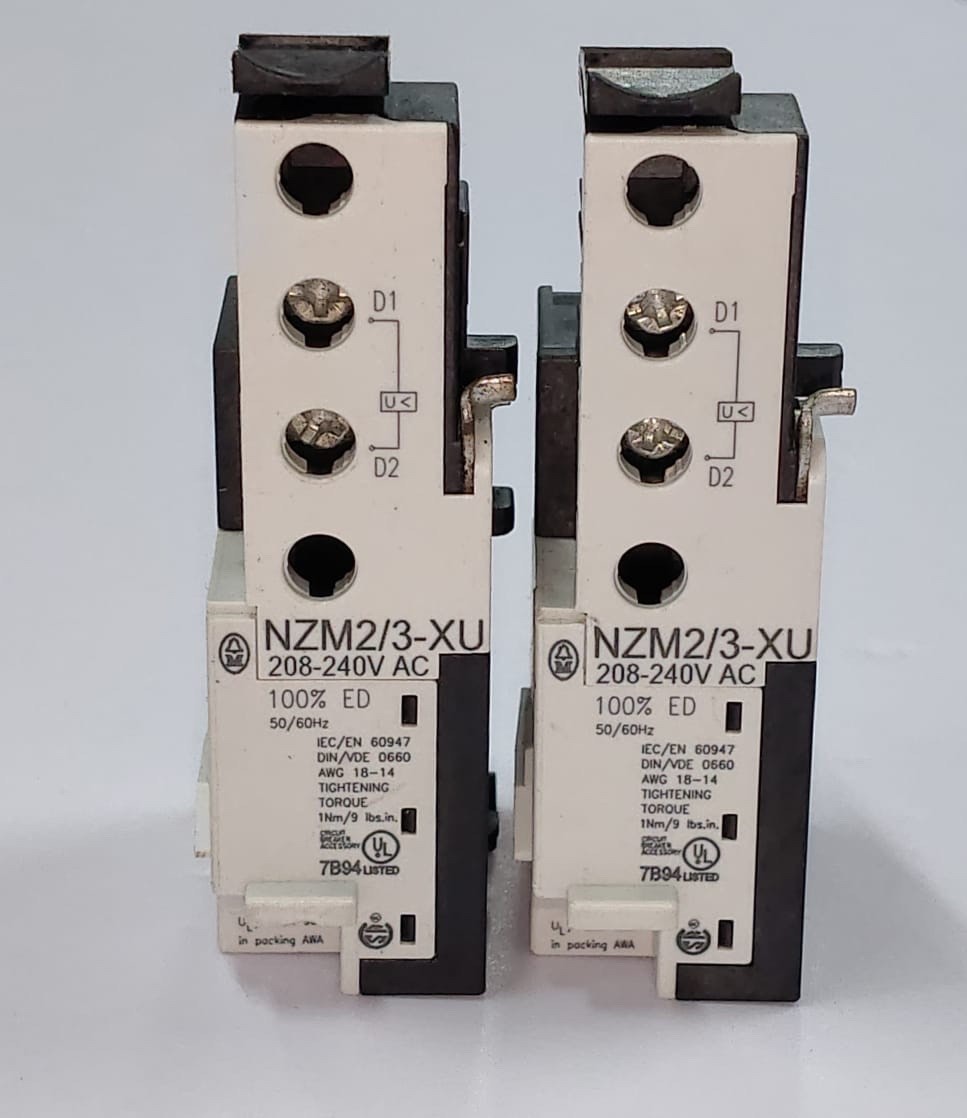 MOELLER NZM2/3-XU 208-240V AC Undervoltage Release NZM2/3-XU-208-240V AC