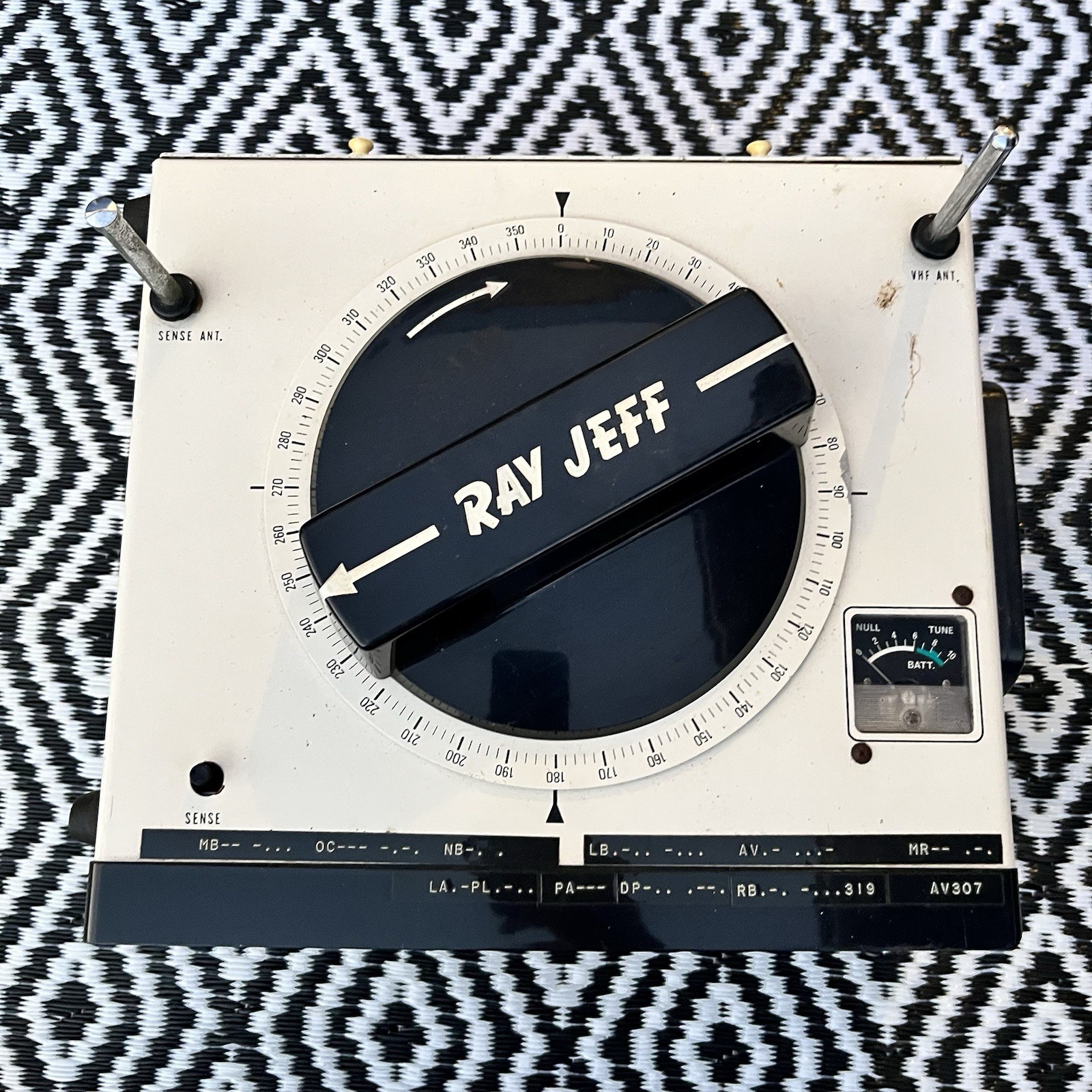 Ray Jefferson Radio Direction Finder RDF Model 6140 Nice Shape UNTESTED