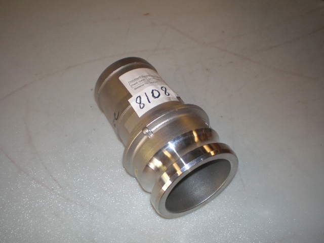 Dixon Cam & Groove Coupling Shank Adapter 3 X 3″ OD Hose Adapt. E300 316 S/S NEW
