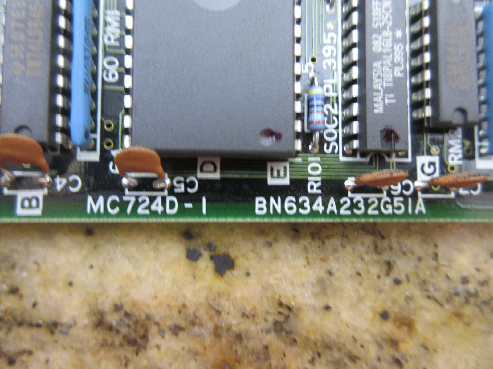 MITSUBISHI CX-20 CNC EDM CIRCUIT BOARD MC724D-1 BN634A232G51A WARRANTY