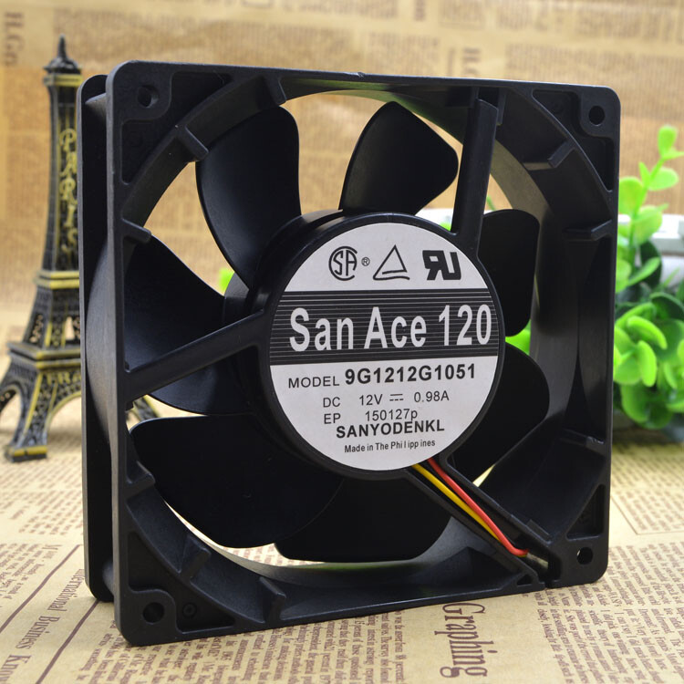 1PC For Fan Sanyo 9G1212G1051 12V 0.98A Z#1