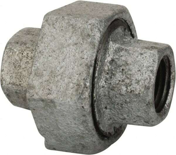 B&K Mueller 1/8″ Galvanized Malleable Iron Pipe Union Threaded Ends, 300 Liqu…