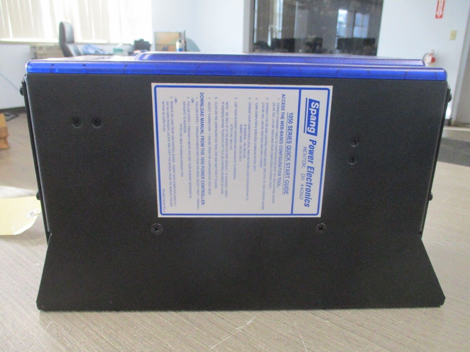 Spang Power Controller 1051-0050-I00-T-1-00 Control:115VAC Power:20-600VAC Used