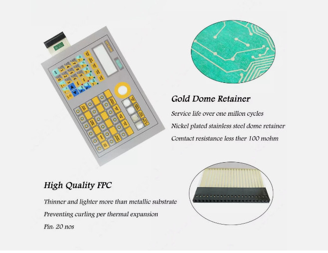 1PC NEW Membrane Keypad fit for ESA VT160W VT160W00000 Button Film