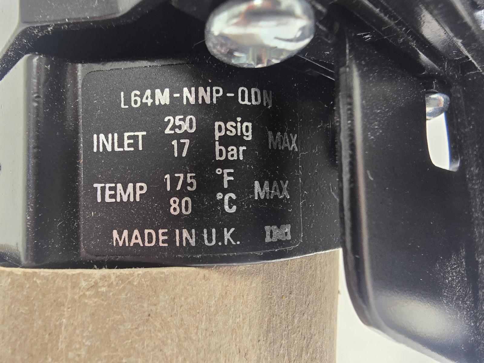 NOS! NORGREN OLYMPIAN PLUS COMBINATION REGULATOR L64M-NNP-QDN B64G-NNK-QD3-RMN