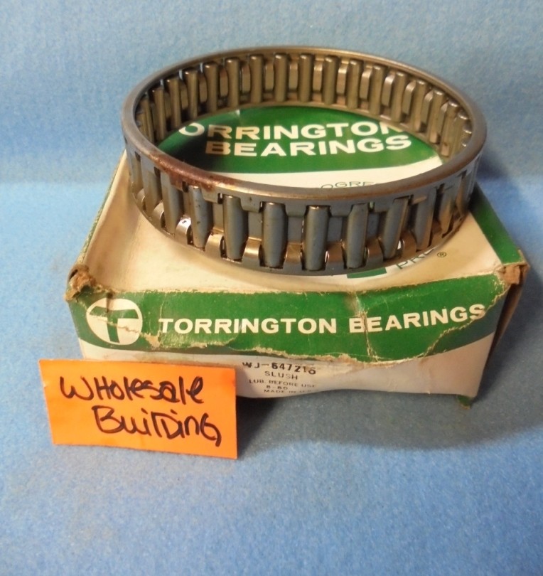 TORRINGTON WJ-647216 NEEDLE ROLLER BEARING SLUSH BORE: 4″ OD: 4-1/2″ WIDTH: 1″