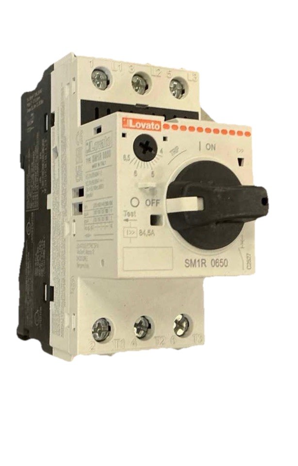 Lovato Electric SM1R 0650 Motor Protection Circuit Breaker 4-6.5A 3P NEW NOS