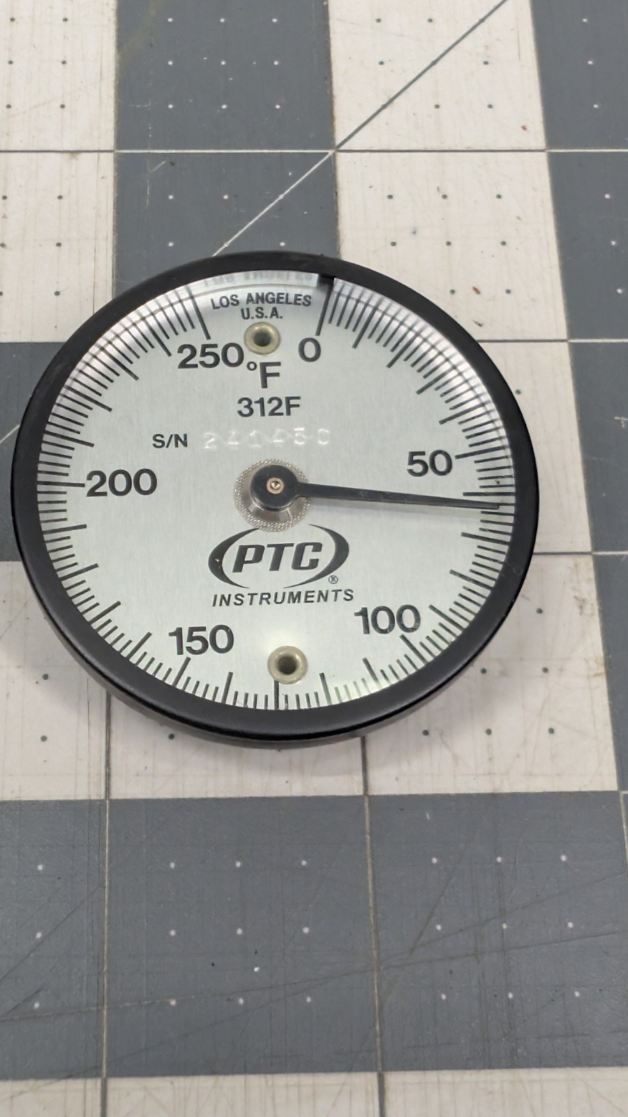 PTC Instruments Dual Magnet Mount Thermometer – 312F w/ Case and Instructions