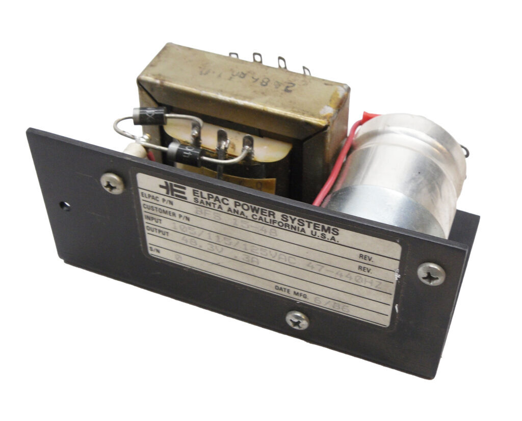 NEW ELPAC POWER SYSTEMS BFS 15-48 POWER SUPPLY 125VAC 47-440HZ