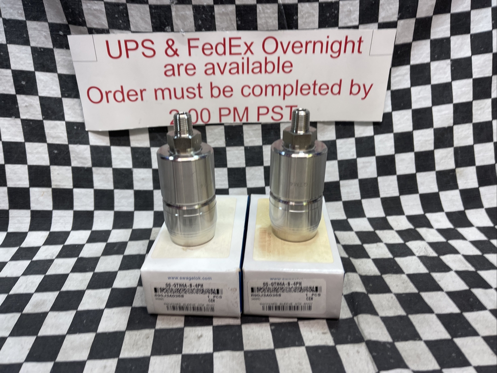 SWAGELOK SS-QTM4A-B-4PM, SSQTM4AB4PM, Quick Connect Body, LOT OF 2 SHIPSAMEDAY