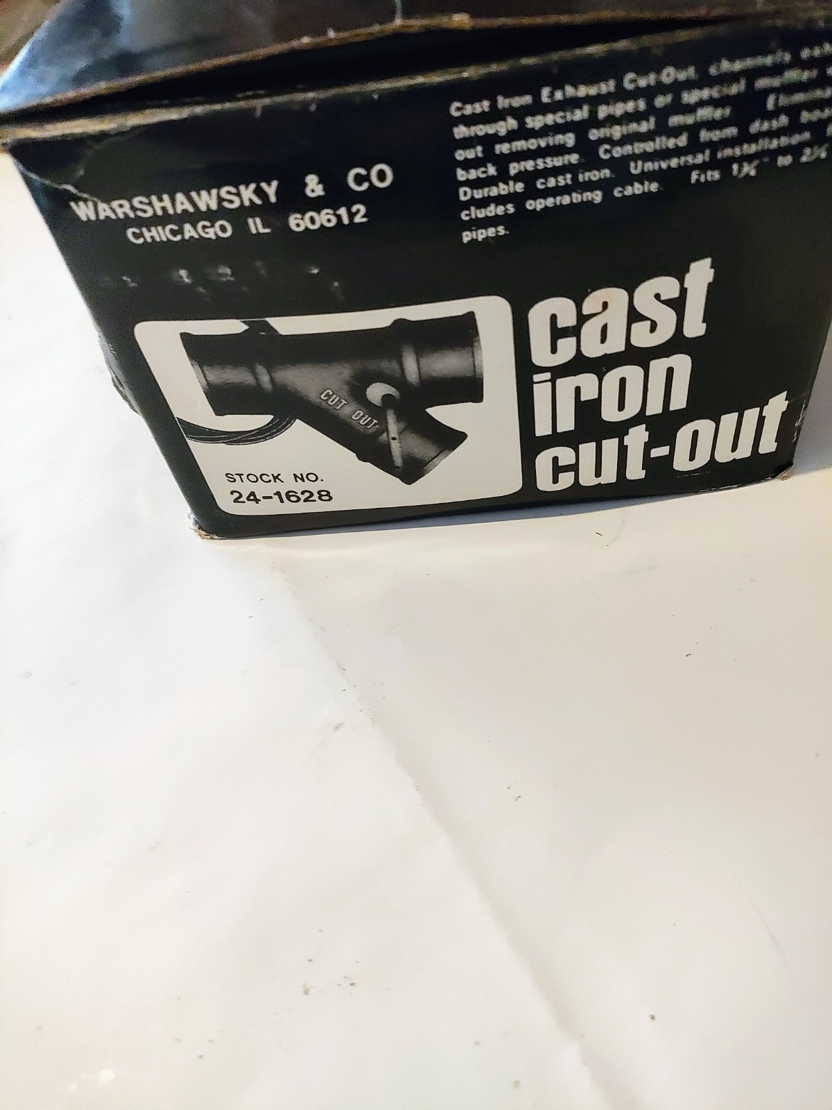 NEW in the Box – WARSHAWSKY & CO. Cast Iron Cut Out- Model 24-1628
