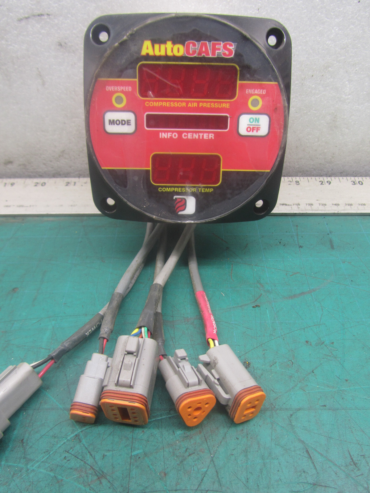FIRE RESEARCH CENTER XE-CE010-D0B AIR PRESSURE & TEMPERATURE DISPLAY, AUTOCAFS