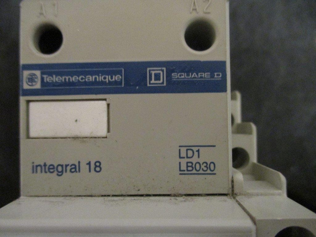 TELEMECANIQUE LD1-LB030BD-LB1-LB03P08 24V Motor Starter W/ Overload TESTED