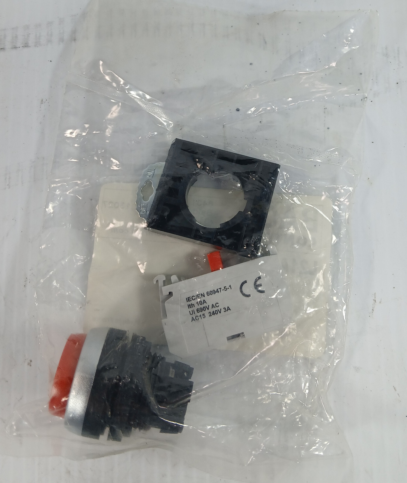 1 NEW BACO L21AB01-3E01 RED 22 MM FLUSH & PROJECTED PUSH BUTTON NNB *MAKE OFFER*