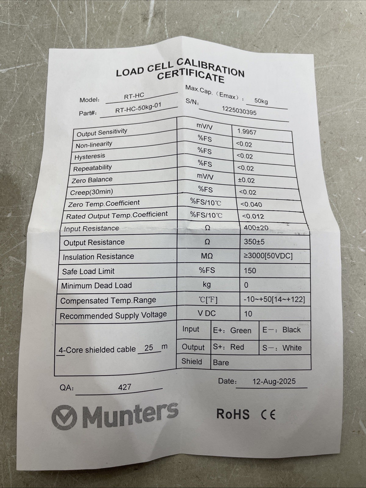 munters RT-HC-50kg-01