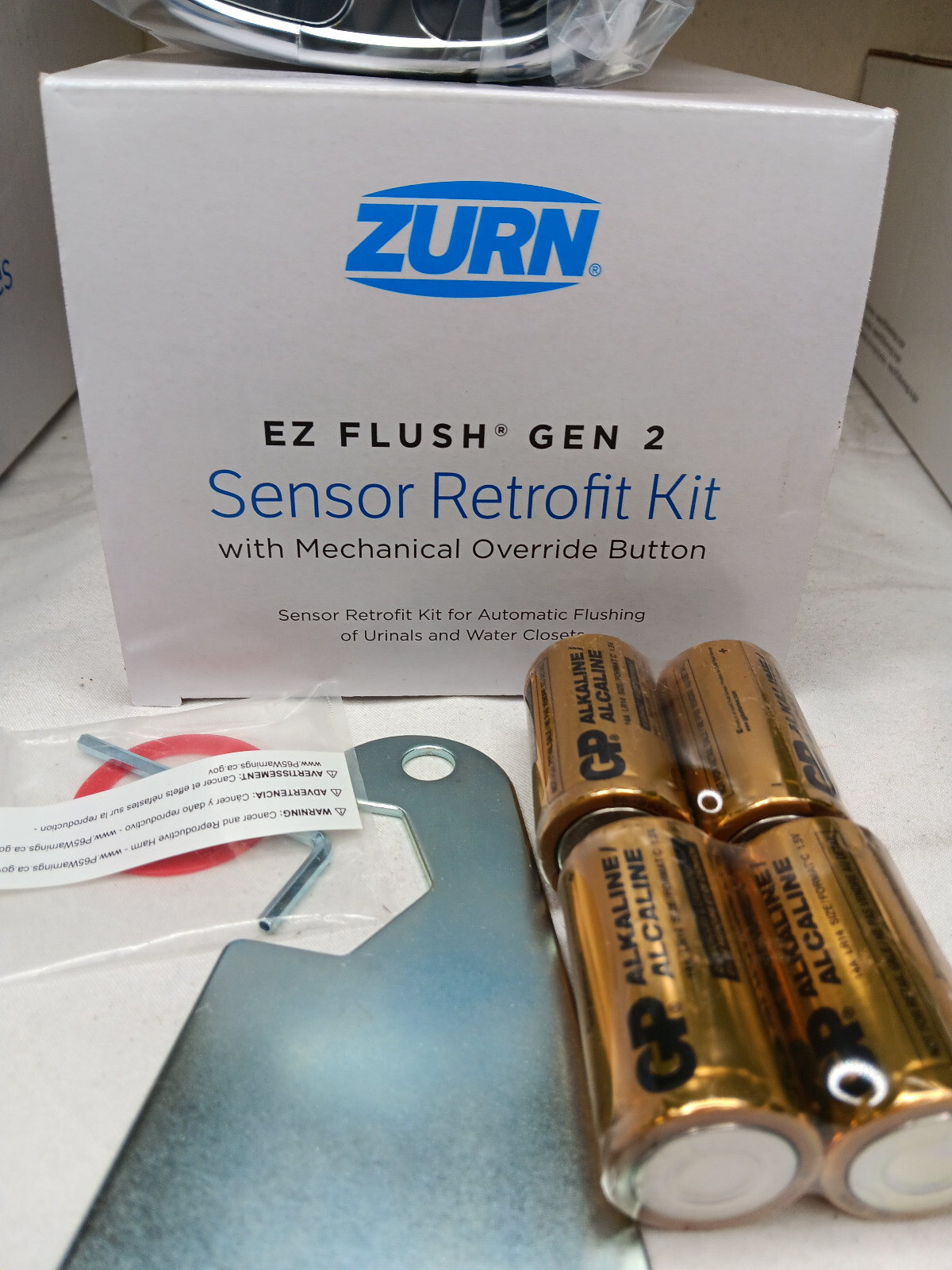 Zurn ZER6003AV-ULF-SM AquaSense 0.125 GPF Sensor Flush Valve