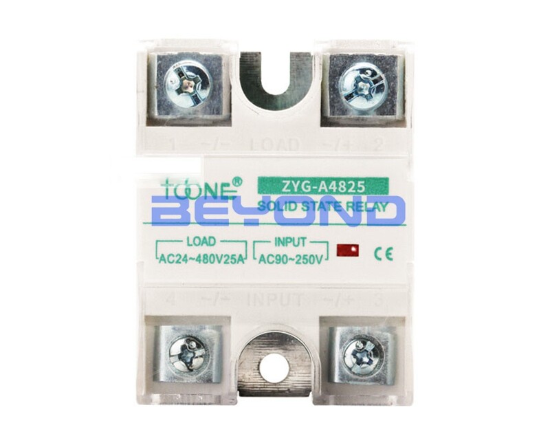 1PC New For TOONE Single AC solid state relay ZYG-A4825 AC24-480V 15A