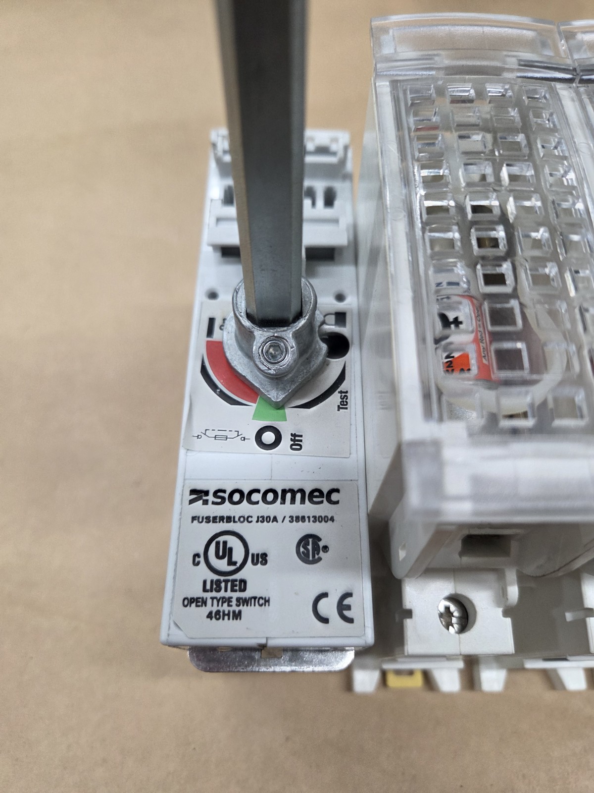 SOCOMEC FUSERBLOC J30A 38613004 SWITCH 30, 3PH