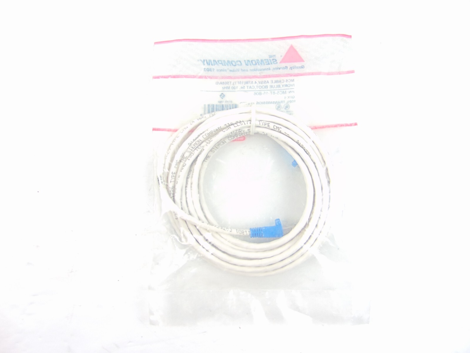 Siemon Company MC5 Cable Assembly MC5-8T-15-B06