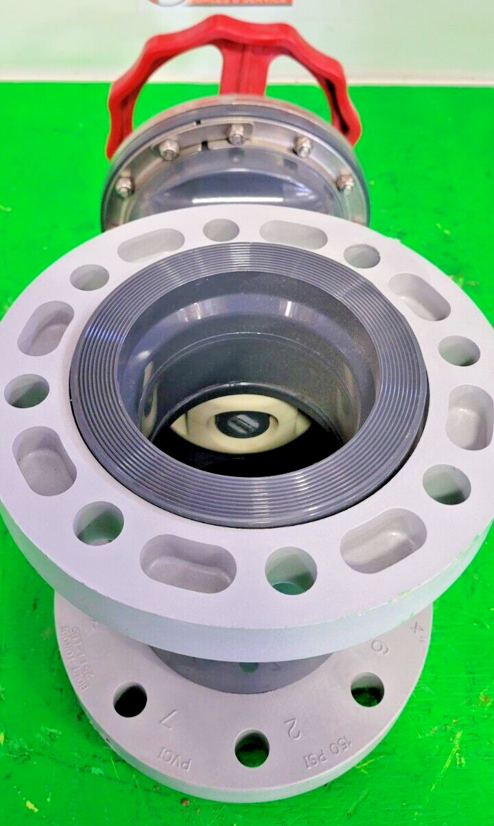 🟠SPEARS IPS PVC 4″ 150 FLANGED GATE VALVE PESSCO IS OFFERING 1 G050624-2-3 🗽