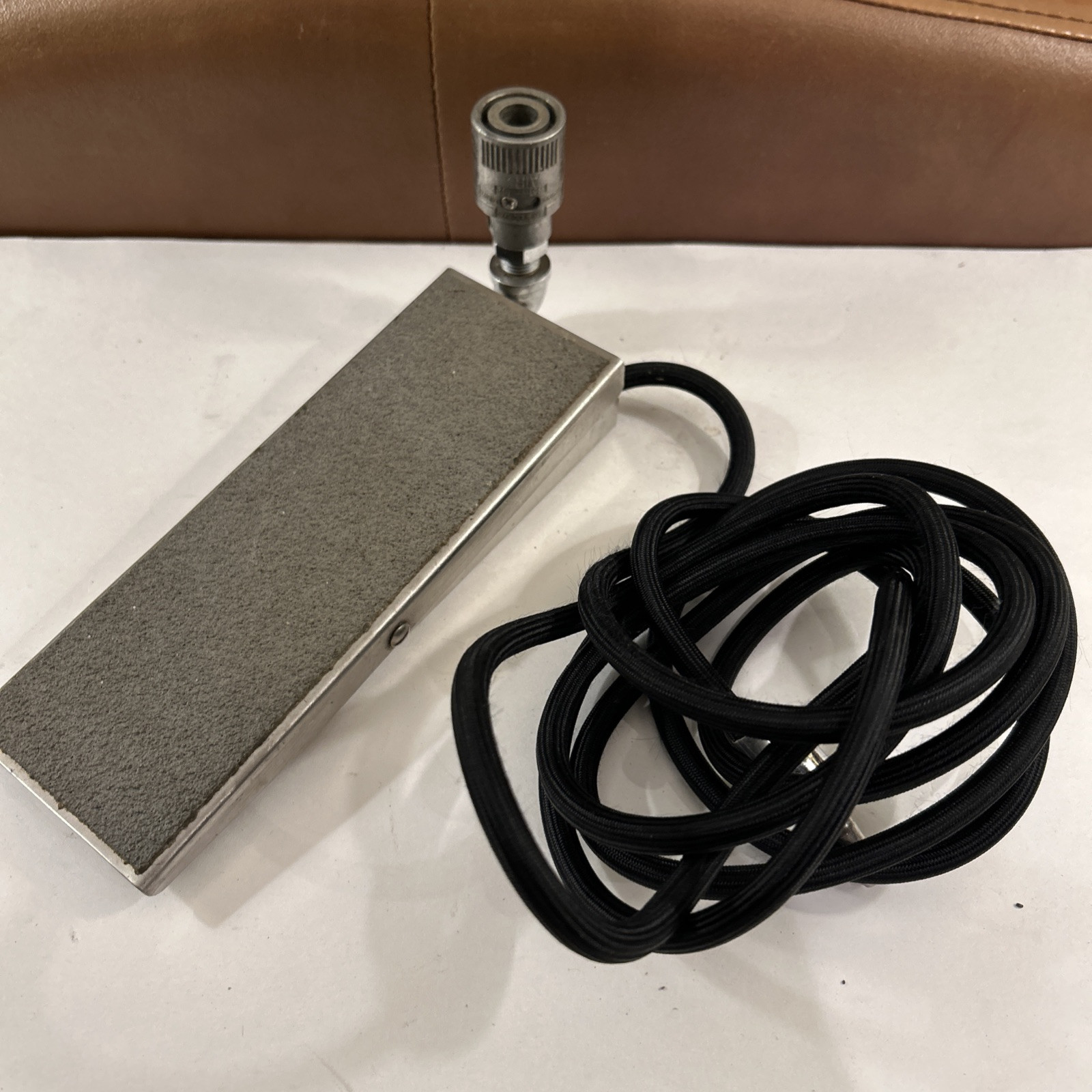 Vintage Schrader Pneumatic Foot Pedal With Hose